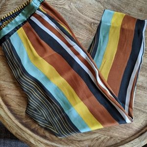 Striped multicolored Zara pants